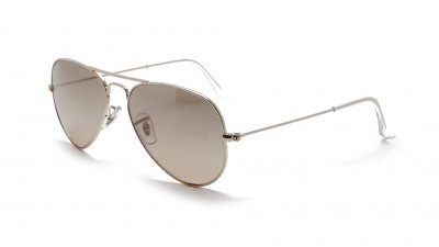 Ray-Ban Aviator Large Metal Gold RB3025 001/3E 55-14 Small Mirror in stock