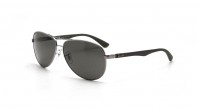 Ray-Ban Fibre Carbon Silver RB8313 004/N5 61-13 Large Polarized