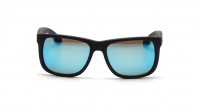 Ray-Ban Justin Schwarz Matt RB4165 622/55 55-16 Breit Verspiegelte Gläser