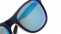 Ray-Ban Andy Blau Matt RB4202 6153/55 55-17 Mittel Verspiegelte Gläser