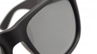 Ray-Ban Justin Schwarz Matt RB4165 622/6G 55-16 Breit Verspiegelte Gläser