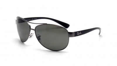 Sonnenbrille Ray-Ban Silber RB3386 004/9A 67-13 Breit Polarisierte Gläser auf Lager