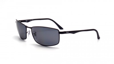 Lunettes de soleil Ray-Ban P RB3498 006/81 61-17 Noir Medium Polarisés en stock