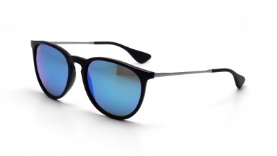 Sunglasses Ray-Ban Erika Black RB4171 601/55 54-18 Medium Mirror in stock