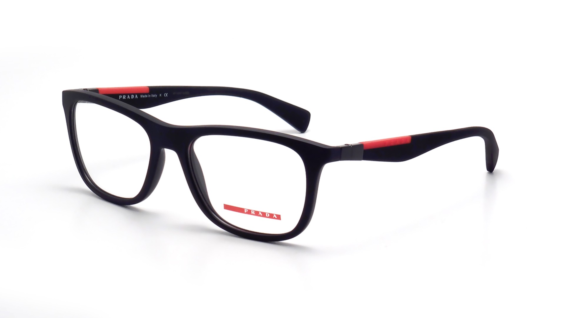 Prada Linea Rossa PS04FV DG0-1O1 53-17 Black Mat | Visiofactory