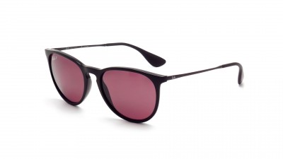 Sonnenbrille Ray-Ban Erika Schwarz RB4171 601/5Q 54-18 Mittel Polarisierte Gläser auf Lager