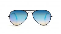 Ray-Ban Aviator Large Metal Black RB3025 002/4O 55-14 Small Gradient Mirror