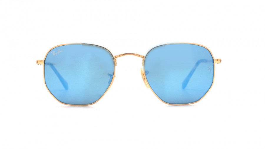 Sunglasses Ray-Ban RB3548N 001/9O 51-21 Gold Medium Flash in stock