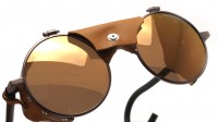 Julbo Vermont Classic Laiton Brown J010 11 50 Brown leather shell Brown Lenses 51-23 Medium Flash