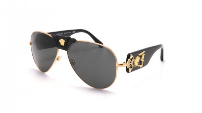 Sunglasses Versace VE2150Q 100287 62-18 Gold Large in stock