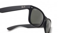 Ray-Ban New Wayfarer Black Matte G-15 RB2132 622 58-18 Large