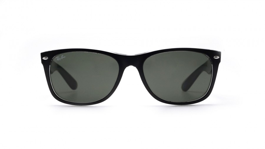 Sunglasses Ray-Ban New Wayfarer Black RB2132 6052 52-18 Small in stock