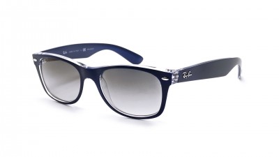 Sonnenbrille Ray-Ban New Wayfarer Blau RB2132 6053/71 52-18 Small Gradient Gläser auf Lager