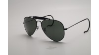 Ray-Ban Outdoorsman Schwarz RB3030 L9500 58-14 G-15 Breit