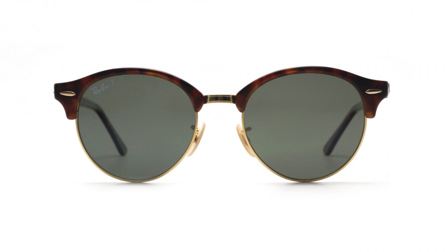 Sunglasses Ray-Ban Clubround Tortoise RB4246 990/58 51-19 Medium Polarized in stock