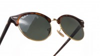 Ray-Ban Clubround Havana RB4246 990/58 51-19 Mittel Polarisierte Gläser