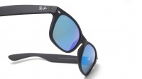 Ray-Ban New Wayfarer Black Matte RB2132 622/17 52-18 Small Mirror