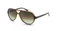 Ray-Ban Cats 5000 Havana RB4125 710/A6 59-13 Breit Gradient Gläser