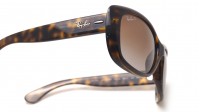 Ray-Ban Jackie Ohh Havana RB4101 710/T5 58-17 Breit Polarisierte Gläser Gradient Gläser