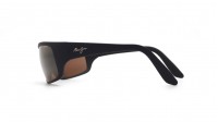 Maui Jim Peahi Black Matte HCL Bronze H202 2M 65-19 Large Polarized