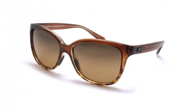 Lunettes de soleil Maui Jim Starfish Brun HCL Bronze HS744 01T 56-15 Medium Polarized Dégradés en stock