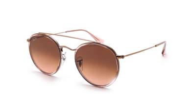 Sunglasses Ray-Ban Round Double Bridge Pink RB3647N 9069/A5 51-22 Medium Gradient in stock