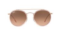 Ray-Ban Round Double Bridge Pink RB3647N 9069/A5 51-22 Medium Gradient