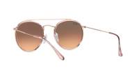 Ray-Ban Round Double Bridge Pink RB3647N 9069/A5 51-22 Medium Gradient