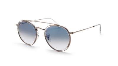 Sunglasses Ray-Ban Round Double Bridge Clear RB3647N 9068/3F 51-22 Medium Gradient in stock