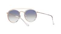 Ray-Ban Round Double Bridge Clear RB3647N 9068/3F 51-22 Medium Gradient