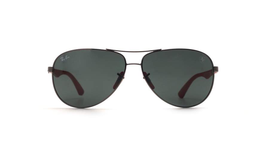 Lunettes de soleil Ray-Ban Aviator Scuderia Ferrari Argent RB8313M F00171 61-13 Large en stock