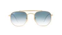 Ray-Ban Marshal Gold RB3648 001/3F 54-21 Large Gradient