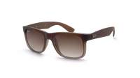 Ray-Ban Justin Braun Mat RB4165 854/7Z 51-16 Small Gradient