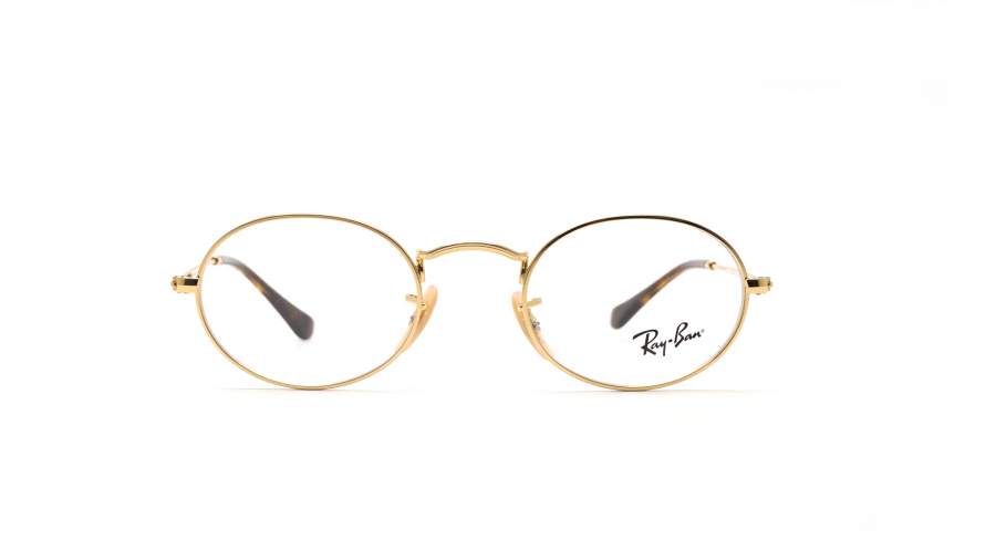 Eyeglasses Ray-Ban Oval Gold RX3547 RB3547V 2500 48-21 Small in stock