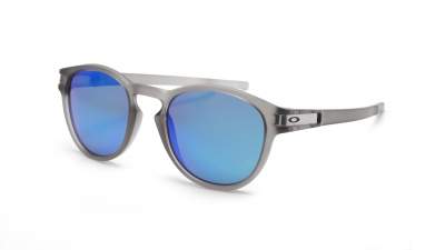 Lunettes de soleil Oakley Latch Sapphir Gris Mat Prizm OO9265 32 53-21 Medium Polarisés Miroirs en stock