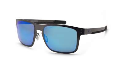 Sonnenbrille Oakley Holbrook Metal Grau Mat OO4123 07 55-18 Medium Polarized Flash auf Lager