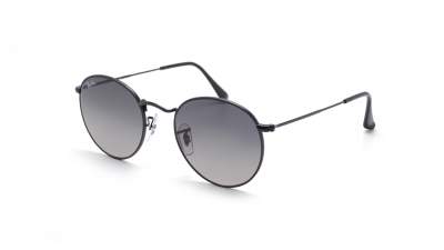 Sunglasses Ray-Ban Round metal Flat Lenses Black RB3447N 002/71 50-21 Medium in stock