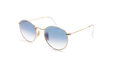 Sunglasses Ray-Ban Round metal Flat Lenses Gold RB3447N 001/3F 53-21 Large Gradient in stock