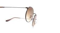 Ray-Ban Round metal Flat Lenses Brown RB3447N 004/51 53-21 Large Gradient