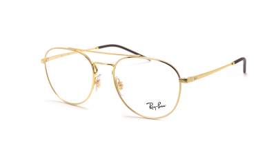 Lunettes de vue Ray-Ban RX6414 RB6414 2500 53-18 Or Medium en stock