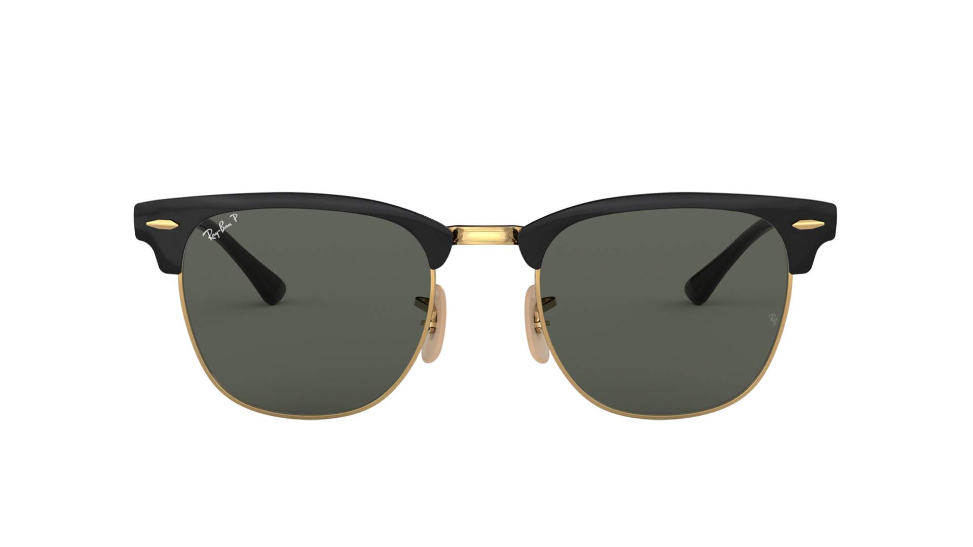 Ray-Ban Clubmaster Metal Black RB3716 187/58 51-21 Polarized | Visiofactory