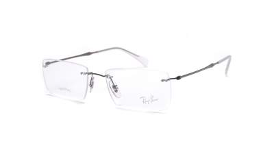 Lunettes de vue Ray-Ban Light ray Argent RX8755 RB8755 1000 56-17 Large en stock