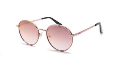 Sonnenbrille Guess GU7556 28U 51-18 Rosa Schmal Gradient Gläser Verspiegelte Gläser auf Lager