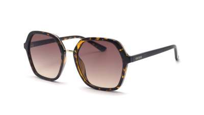 Sonnenbrille Guess GU7557 52F 54-19 Havana Breit Gradient Gläser auf Lager