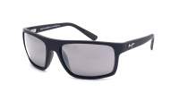 Maui Jim Byron bay Black Matte Super thin glass 74602MR  62-19 Large Polarized Gradient Mirror