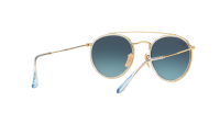 Ray-Ban Round Double Bridge Or RB3647N 91233M 51-22 Medium Dégradés