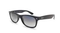 Ray-Ban New Wayfarer Black RB2132 601S/78 52-18 Medium Polarized Gradient