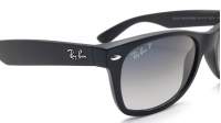 Ray-Ban New Wayfarer Black RB2132 601S/78 52-18 Medium Polarized Gradient