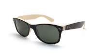 Ray-Ban New Wayfarer Black RB2132 875 52-18 Medium