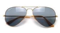 Ray-Ban RB3689 9064/S2 58-14 Gold Medium Polarized